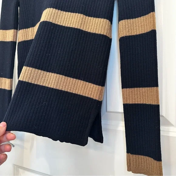 SOLD! on eBay S MAX MARA Label-cut Virgin Wool Stripe Sweater&Skirt SET Size:US4 - Picture 7 of 16